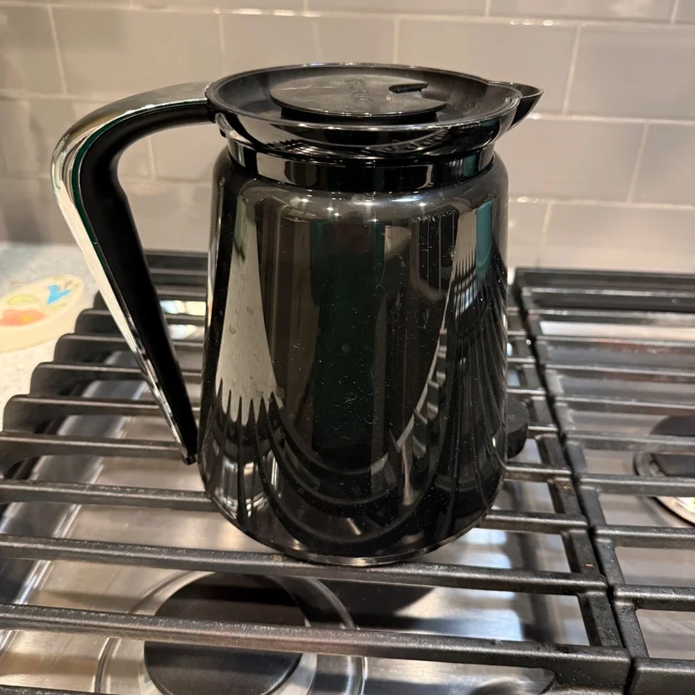 Keurig K-Carafe Coffee Pot Replacement Black‎ Chrome Unisex OS Like New Thermal